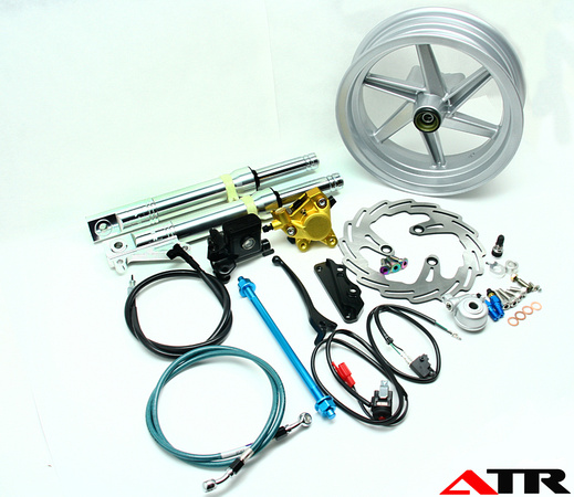 ATR front big brake kit-Blue